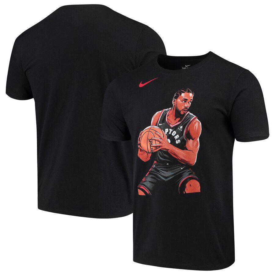 2019 Men Toronto Raptors black NBA Nike T shirt->nba t-shirts->Sports Accessory